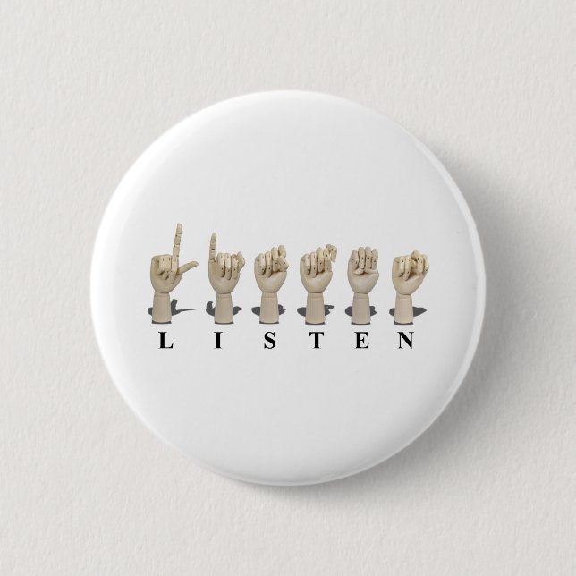 ListenAmeslan062611 Button (Vorderseite)