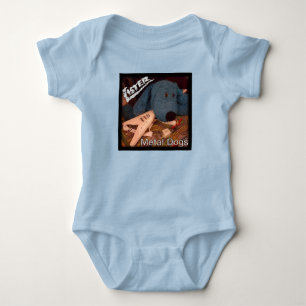 Listener Samfella-Metallhunde Baby Strampler