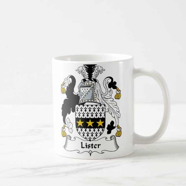Lister-Familienwappen Kaffeetasse (Rechts)
