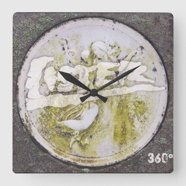 Lister klukka quadratische wanduhr (Vorderseite)