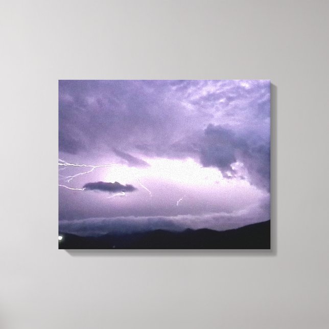 Lit by Lightning Leinwanddruck (Vorderseite)