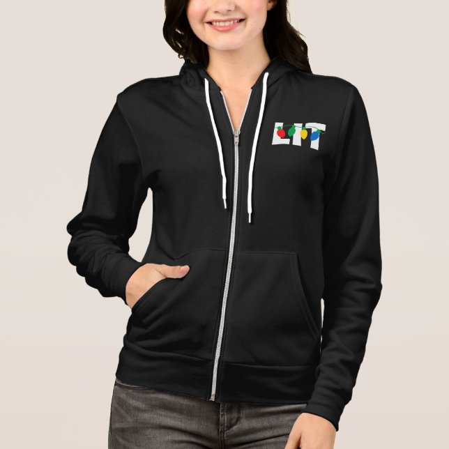 Lit Christmas Hoodie (Vorderseite)