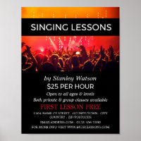 Lit Concert Crowd, Vocalist Lessings Werbung