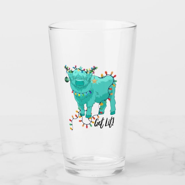 Lit Coo Pint Glass Glas (Vorderseite)