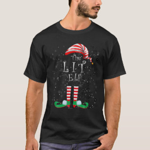 Lit Elf lustig Matching Family Pajamas Group Chris T-Shirt