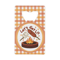 Lit Firepit - mignon Marshmallow & Hot Dog
