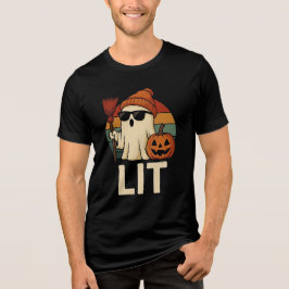 Lit Halloween Ghost T - Shirt