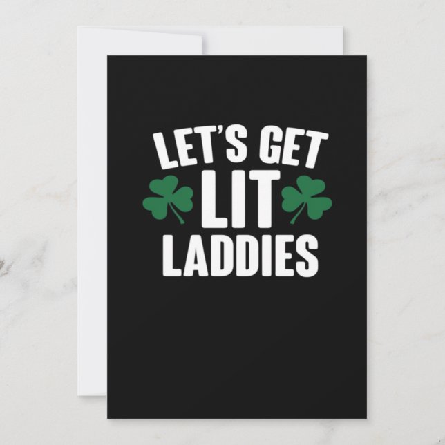 Lit Ladys Essential Feiertagskarte (Vorderseite)