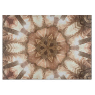 Lit Merry Christmas Tree Lights Glass Cutting Boar Schneidebrett