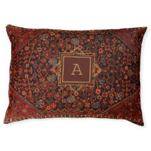 Décor Maximaliste Monogramme Vintage Motif de tapi