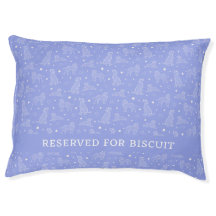 Dog Constellation Light Blue Pattern Monogram