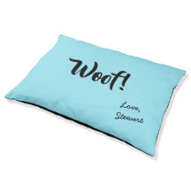 Texte mignon en laine Turquoise et noir Personnali