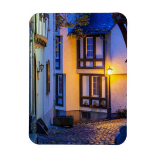 Lit Street Lamp in der Cobbled Street Magnet