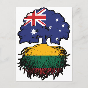 Litauen Australischer Tree Postkarte