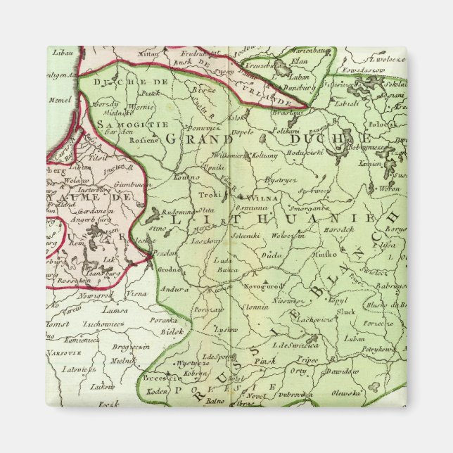 Litauen, Belarus Magnet (Vorne)