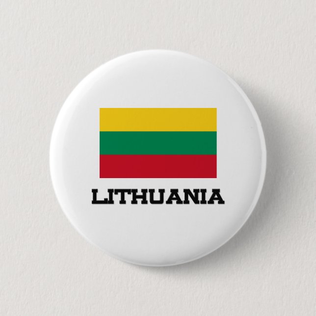 Litauen-Flagge Button (Vorderseite)