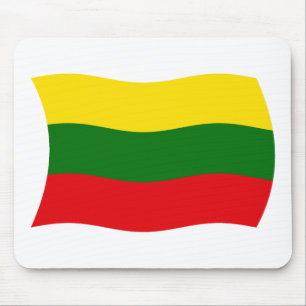 Litauen-Flagge-Mauspad Mousepad