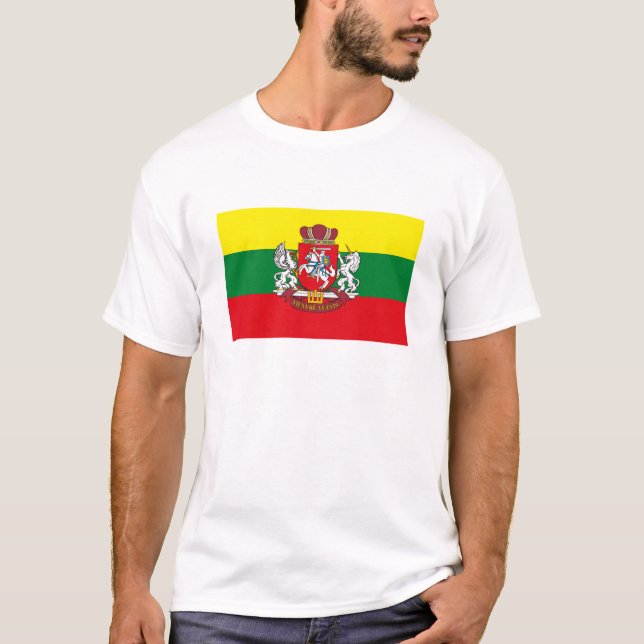 Litauen-Flaggen-T - Shirt (Vorderseite)
