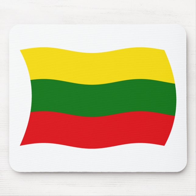 Litauen Flaggenmousepad Mousepad (Vorne)