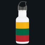 Litauen Flasche mit Freiheit Edelstahlflasche<br><div class="desc">Lassen Sie Ihren litauischen Stolz mit dieser auffallenden Liberty-Flasche mit der kühnen und schönen Flagge Litauens ausleben! Diese Flasche wurde für Praxisnähe und patriotischen Flair konzipiert und präsentiert stolz die lebendige Gelb-, Grün- und Rottöne in einem modernen und sauberen Design. Ob im Fitnessraum, auf Wanderungen, in der Schule oder mit...</div>