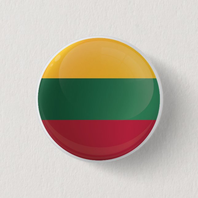 Litauen-Icon-Flagge Button (Vorderseite)