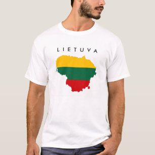Litauen-Länderkarte T-Shirt
