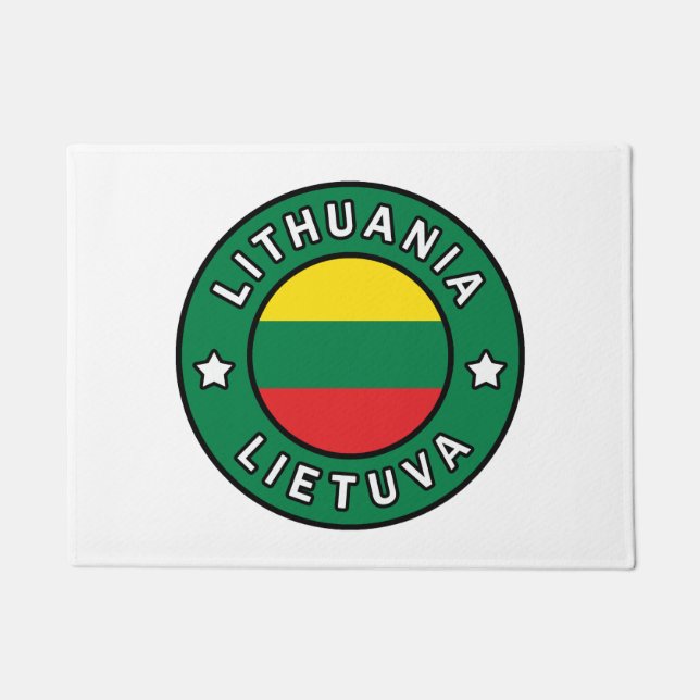 Litauen Lietuva Fußmatte (Vorderseite)