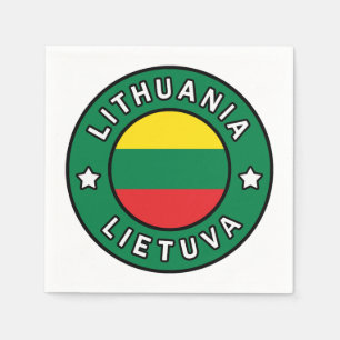 Litauen Lietuva Serviette