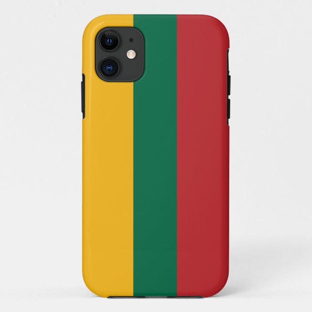 Litauen - litauische Flagge Case-Mate iPhone Hülle (Rückseite)