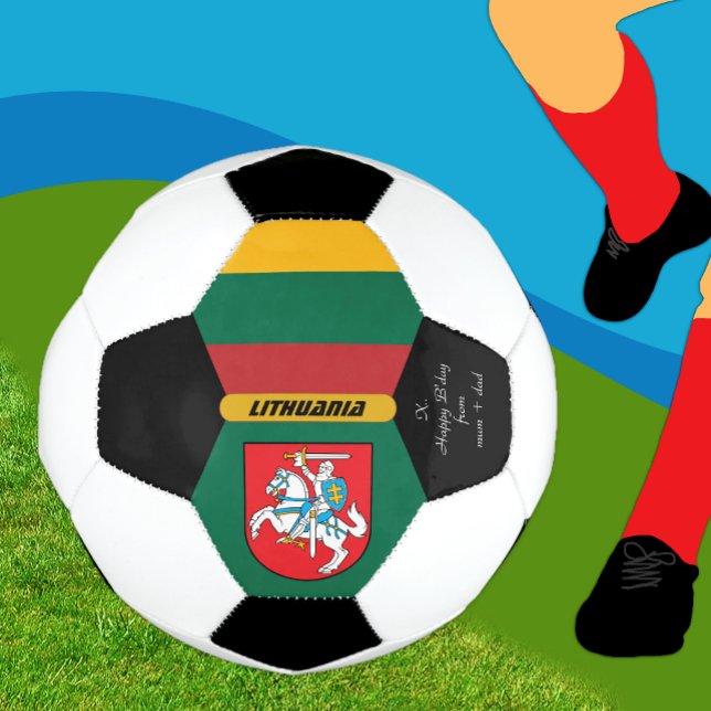 Litauen Personalisiert, Flaggen, Foto-Fußball Fußball (Von Creator hochgeladen)