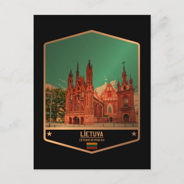 Litauen Postkarte (Vorderseite)