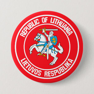 Litauen-Runde Button