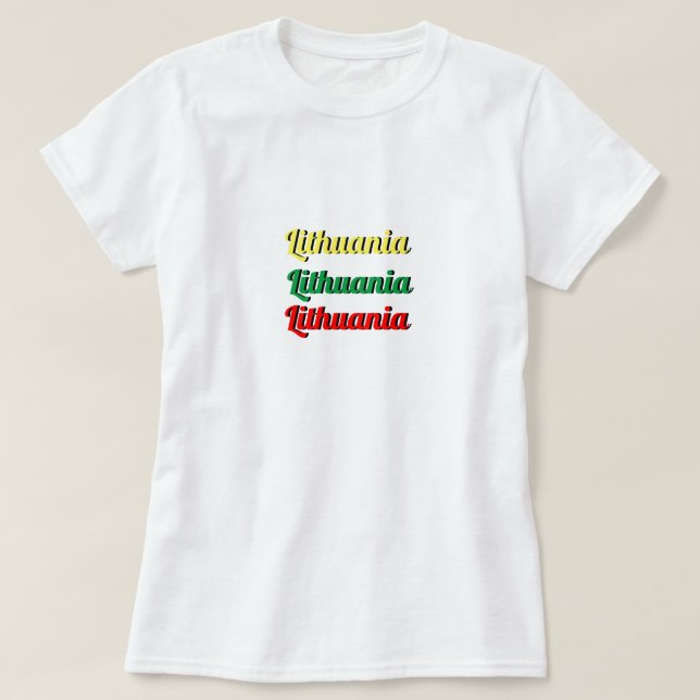 Litauen T-Shirt (Design vorne)