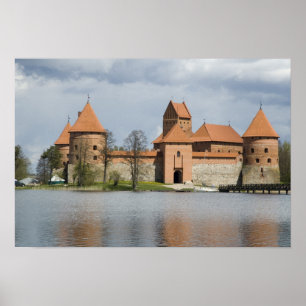 Litauen, Trakai. Inselburg 2 Poster