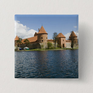 Litauen, Trakai. Inselburg 3 Button