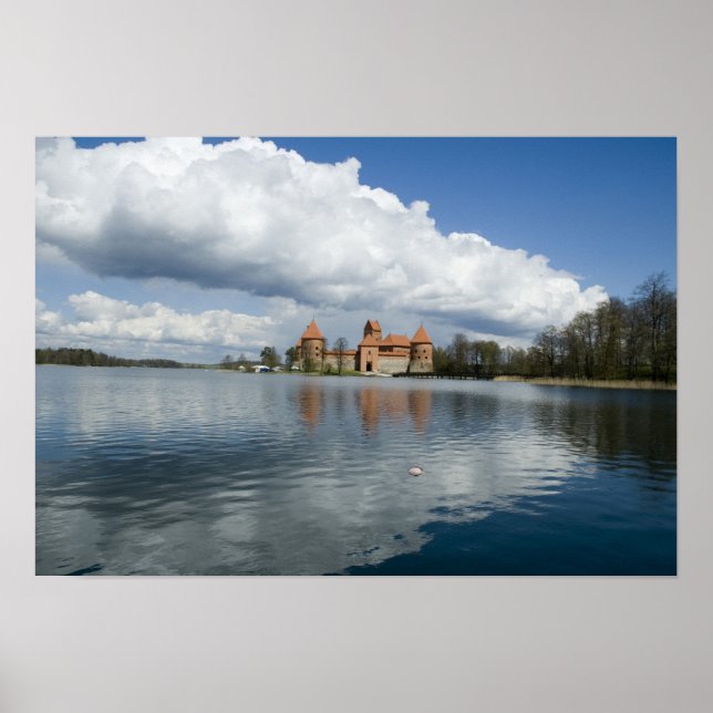 Litauen, Trakai. Inselschloss Poster (Vorne)