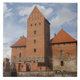 Litauen, Trakai, Trakai Historischer Nationalpark  Fliese
