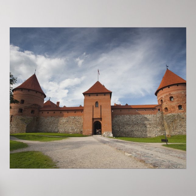 Litauen, Trakai, Trakai Historischer Staat 4 Poster (Vorne)
