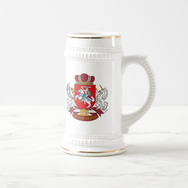 Litauen-Wappen Tasse (Rechts)