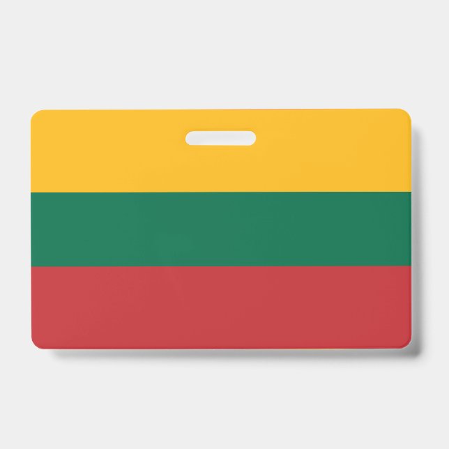 Litauenflagge Ausweis (Vorderseite)