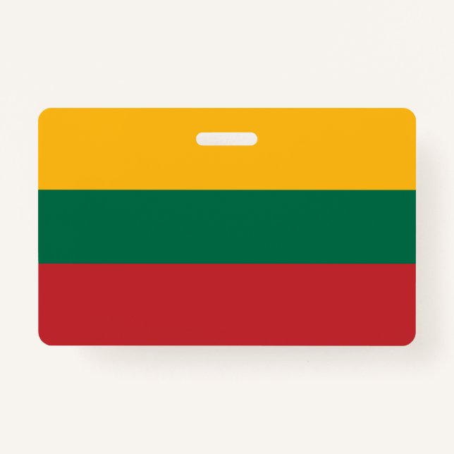 Litauenflagge Ausweis (Vorderseite)