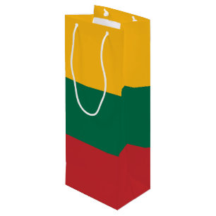Litauenflagge Geschenktüte Für Weinflaschen