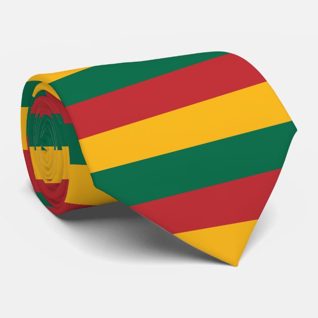 Litauenflagge Krawatte (Gerollt)