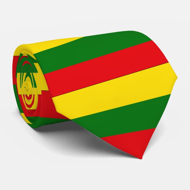 Litauenflagge Krawatte (Gerollt)
