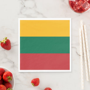 Litauenflagge Serviette