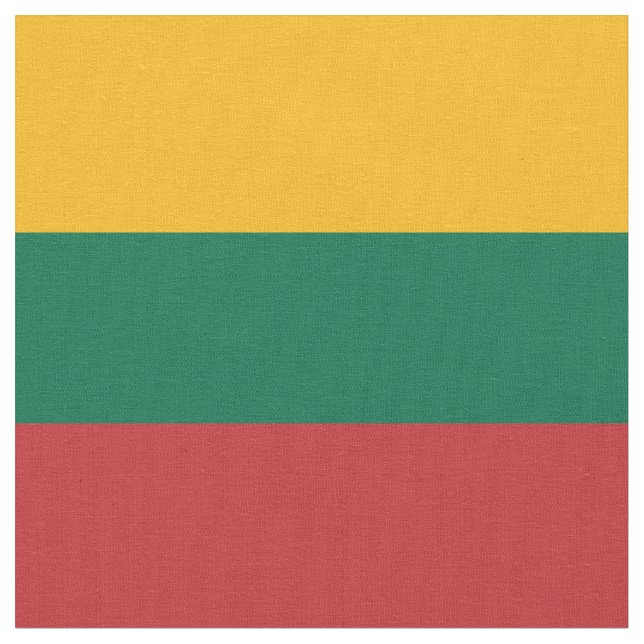 Litauenflagge Stoff (Nahaufnahme)