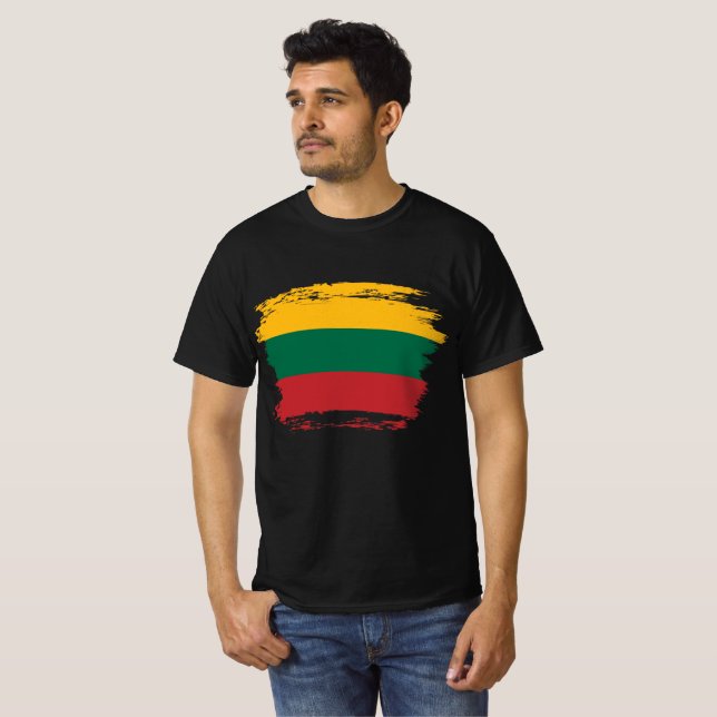 Litauenflagge T-Shirt (Vorne ganz)