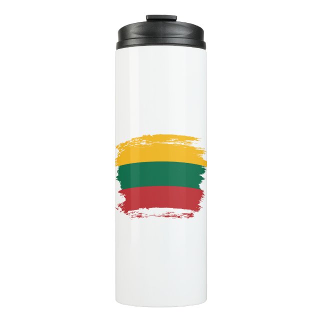 Litauenflagge Thermosbecher (Vorderseite)
