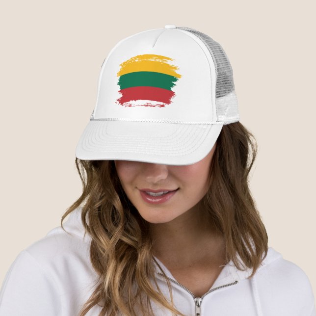 Litauenflagge Truckerkappe (Beispiel)