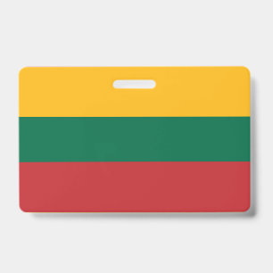 Litauische Flagge Ausweis